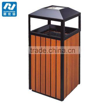 Environmental Wooden Outdoor Garbage Bin photo-2