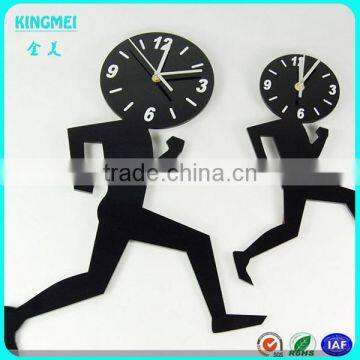 Custom Made Blue Cartoon Shaped Acrylic Wall Clock photo-5