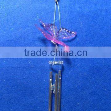 Hand Weaving Craft Acrylic Metal Wind Chime Home Hanging Decoration photo-2