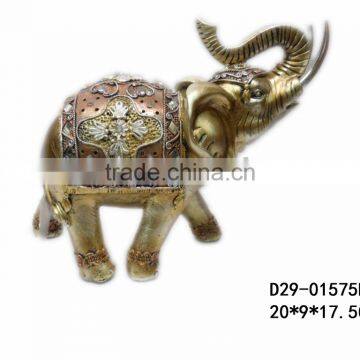 Polyresin indian elephant decoration