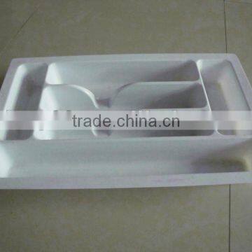 pvc vacuum forming food packaging lining of plastic