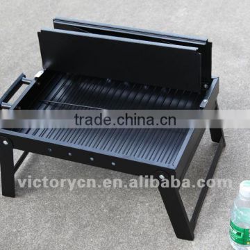 Folding indoor bbq grill