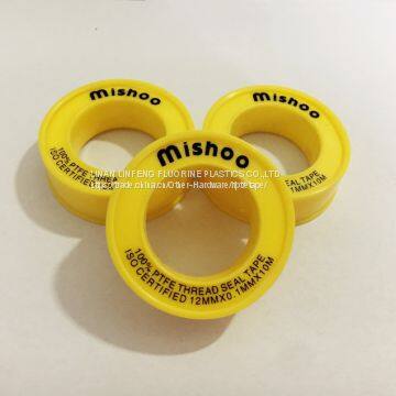 Высококачественная 100%-ная ПТФЭ-трехмерная лента нарезной для уплотнения резьбы диаметром 12 мм photo-4