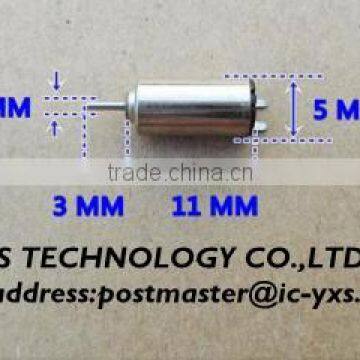 5MM coreless motor dc3V 48500 RPM For high speed hollow cup motor