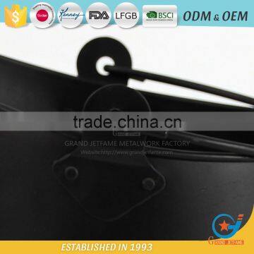 Fireplace Accessories Ash Coal Bucket Powder Coated Black Fire Coal Metal Ash Bucket photo-5