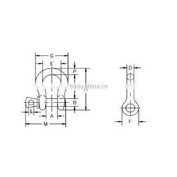 ATLI S6-S209 US Type Screw Pin Anchor Bow Shackle photo-2