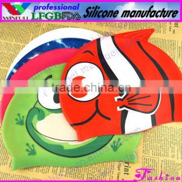 Silicone Swimwear/swimming Caps/silicone Swim Hats(FDA, LFGB) photo-2