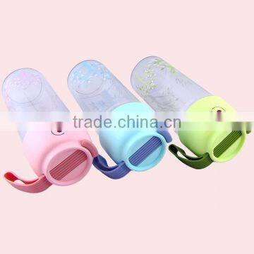 350 ML Single Wall Large Plastic Drinking Water Bottle With Lid photo-2