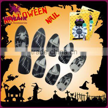 Modern Fashion Dark Holloween False Nails With Glue photo-3