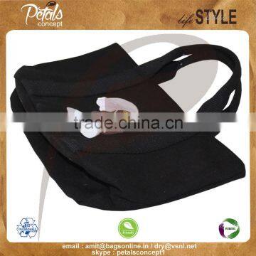 12 Oz Dyed Canvas Hand Bag With Web Handles & With Stripe Lining Inside the Bag photo-5