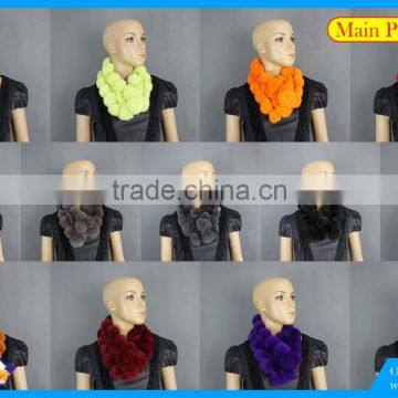 High Quality Knitted Rex-Rabbit Scarf photo-5
