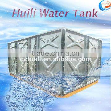 Factory price!! Dezhou Huili galvanized steel 5000 liter water storage tank