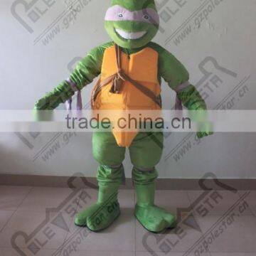 Gray eye mask the tortoise mascot cartoon costume