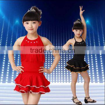 Hot selling girls halter backless latin dress for sale RH016