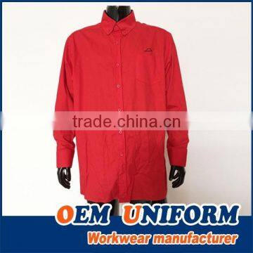 ZX OEM ODM plain red shirtcustom plaid shirtsRed Plaid Shirt Custom Make 100%Cotton