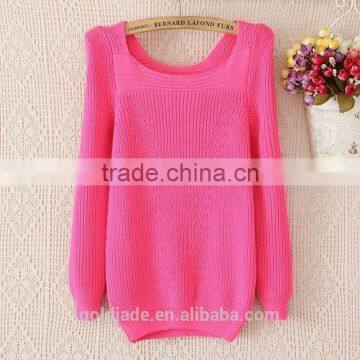 Latest Design Winter Sweater For Women Long Sleeve Colors Pullover Sweater Women,Wool Sweater photo-4