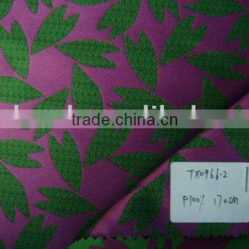 Polyester jacquard fabric