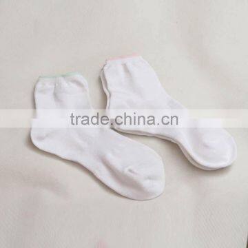 white color promotion running socks