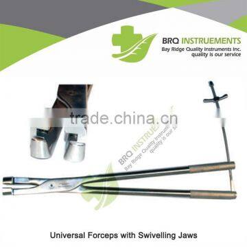 Universal Forceps with Swivelling Jaws