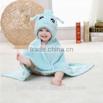 Embroidery Designs Animal Cartoon Wholesale Bathrobe/premium Flannel Baby Towel for Bathroom photo-5