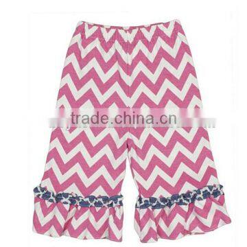 Hot Pink Chevron Capris