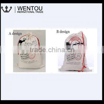 Personalized Christmas Santa Sack Bag With Drawstring photo-2