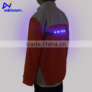 Cotton Traffic Roadway Safety Reflective Led Glow Child Jacket photo-3