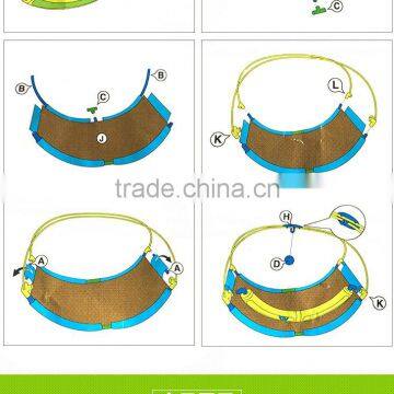 Multifunctional Cat Litter Cat Toy Sisal Pet Hammock Cat Scratch Board Fun Toys photo-5