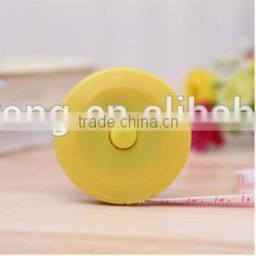 150cm round tailor PVC measuring tape keychain