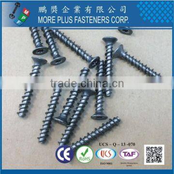 Made in Taiwan Carbon Steel C1022 Lobe T 20 Pan Head Caseharden Plain With 2/3 Lead Thread Trilobular Screw