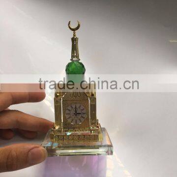 Wholesale Saudi Royal Makkah Clock Tower PERFUME Crystal Model Manufacture Islamic Wedding Souviner Gift photo-5