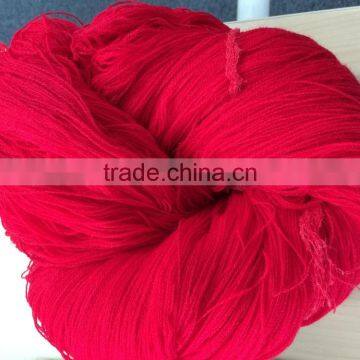 dope dyed red 100%acrylic yarn