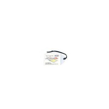 PVC  Plastic Open Travel luggage tag, Conference Name Badge Holders with sticker
