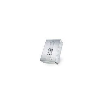 IP65 Public Weatherproof Emergency Phone Stainless Steel For Corrosive Atmospheres