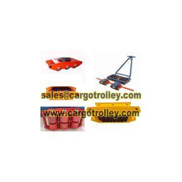 Transport trolley applied on moving and handling loads