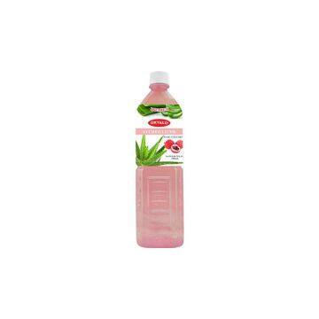 Lychee Aloe Vera Juice with Pulp Okeyfood in 1.5L Bottle