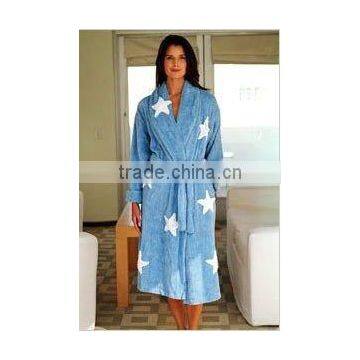 Pakistan Fashion Design Cotton Woman Bathrobe