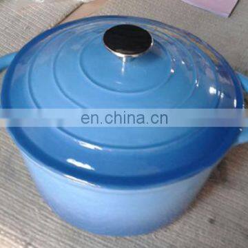 2017 Hot sale Colorful enamel cast iron cooking pot