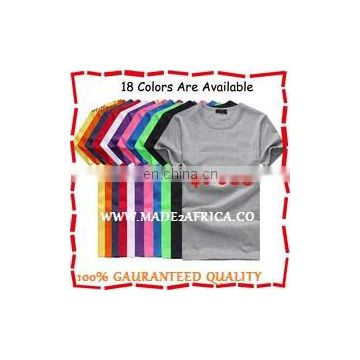 2016 Wholesale blank t shirts 100% cotton good quality solid color plain t shirt comfortable custom t-shirt with custom printing