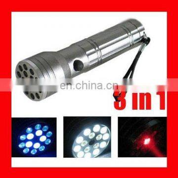 cool led flashlights torches,small 3 in 1led flashlight