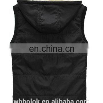 Fashionable Mens Stylish Winter Waistcoat With Lambwool Collar Vest photo-2