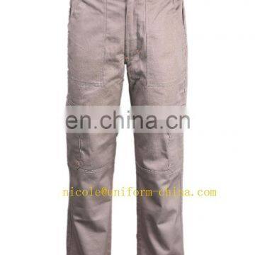 new desigh mens 100% cotton TUV certificates flame retardant and anti-static work cargo pants passed EN11611 En11612 En1149