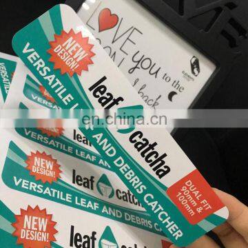 wholesale customized copper die cut coated paper adhesive stickers for pharmaceutical glass packaging label