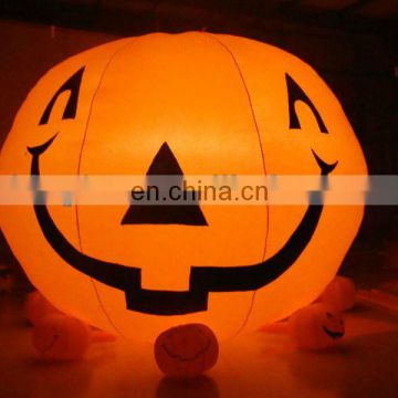 Inflatable Halloween pumpkin balloon with LED lights