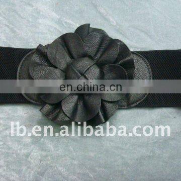 flower pu belt