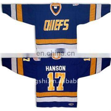 Charlestown Chiefs Away Hockey Jersey from the Movie