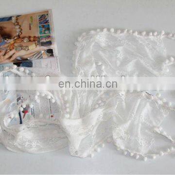 lace scarf wholesale, factory directly fashional acrylic scarf 2012-2013(JDR-004_A01#)