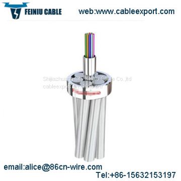 Single Mode Ground Wire OPGW Fiber Optic Cable