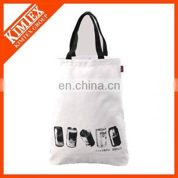 printed custom made cotton canvas shopping bags