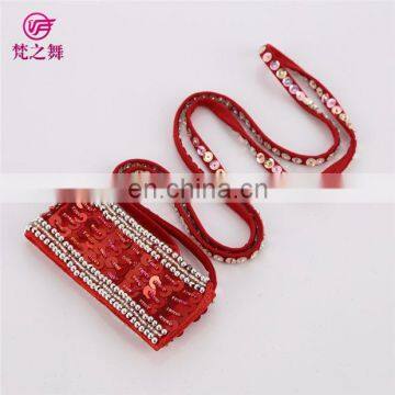 Sequins Beaded Performance Women Belly Dance Decoration Arm Chain Accessory P-9066# photo-5
